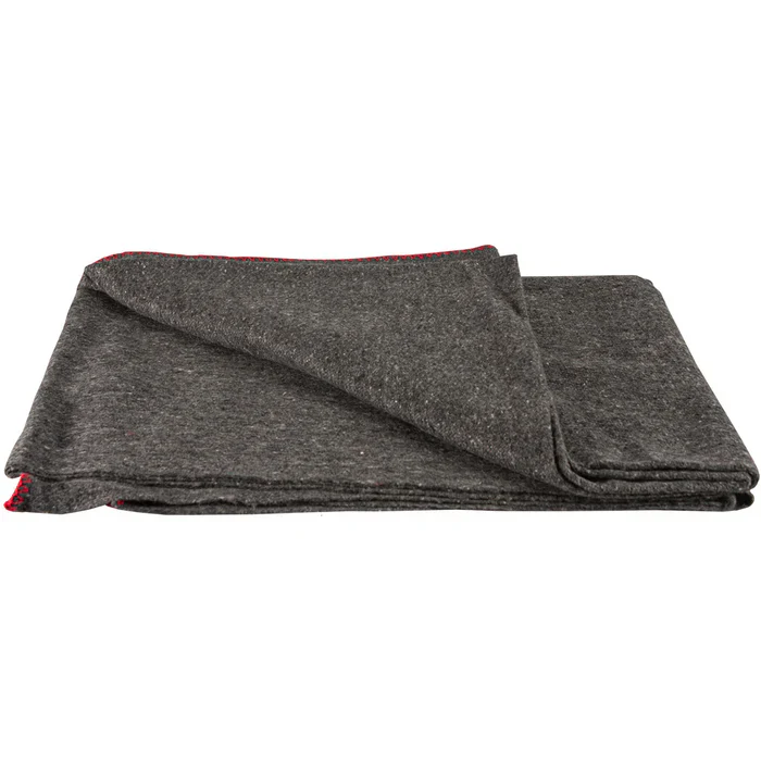 Fox Outdoor Products Deluxe Wool Camp Blanket | Gray