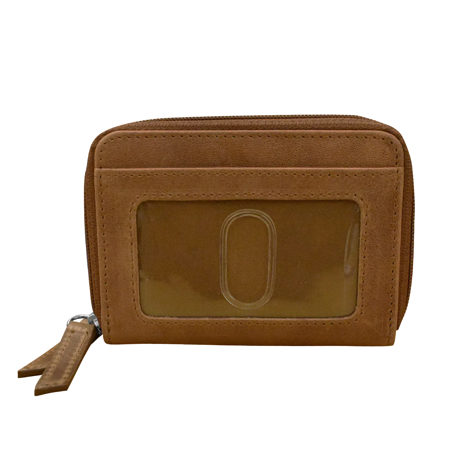 Double Zip Accordion Credit Card Holder with RFID Blocking - Image 11