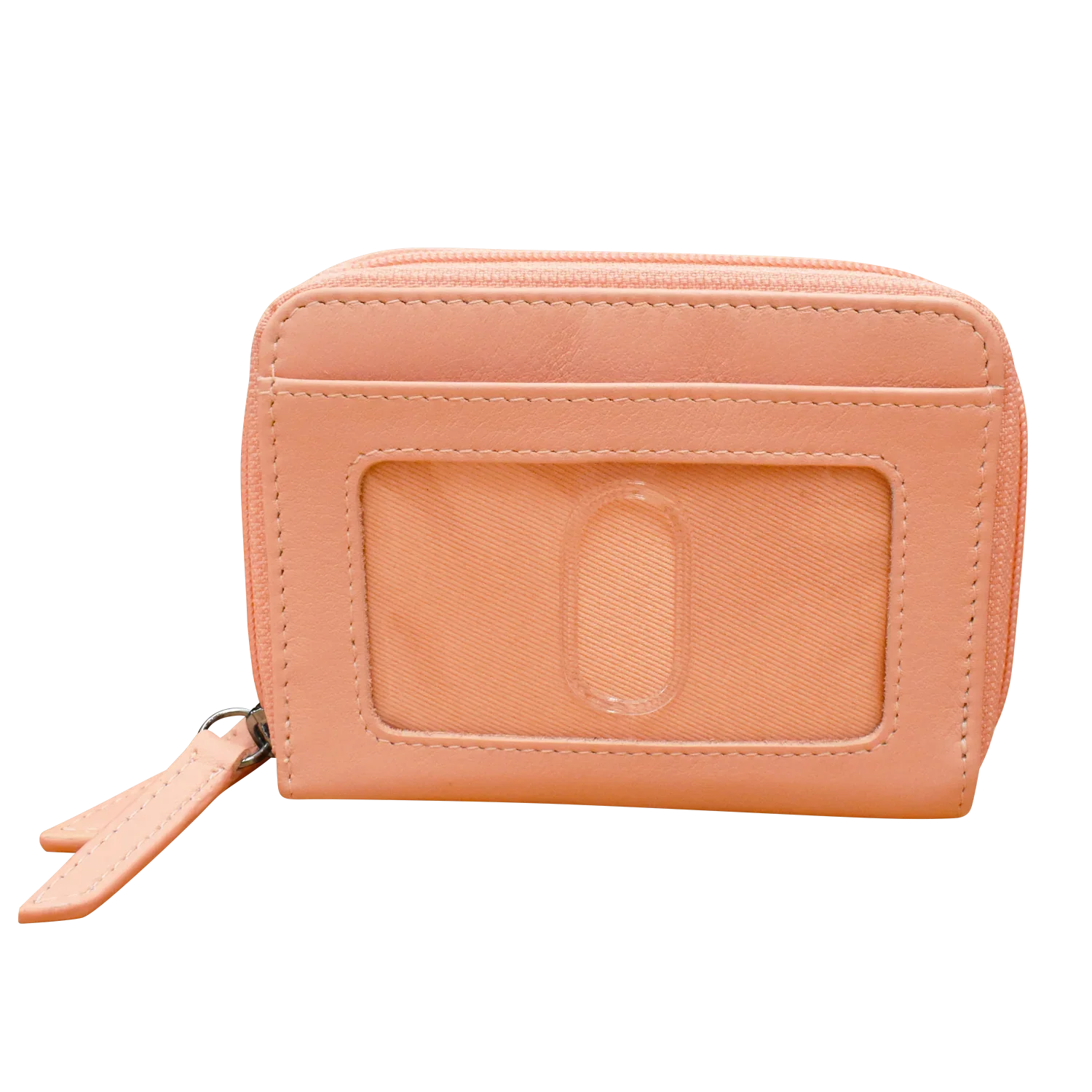 Double Zip Accordion Credit Card Holder with RFID Blocking - Image 13