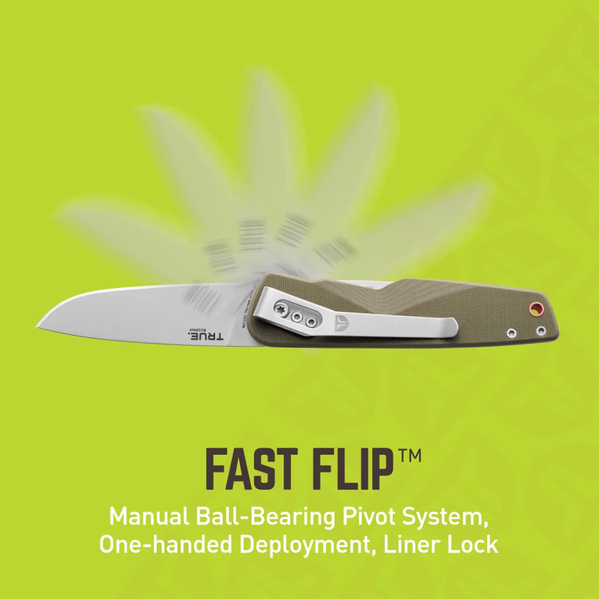 EDC Fast Flip™ Knife | Olive Green - Image 3
