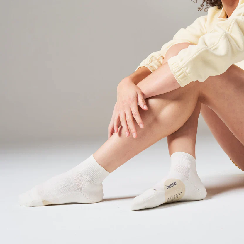 Elite Light Cushion Quarter Sock | Linen - Image 3