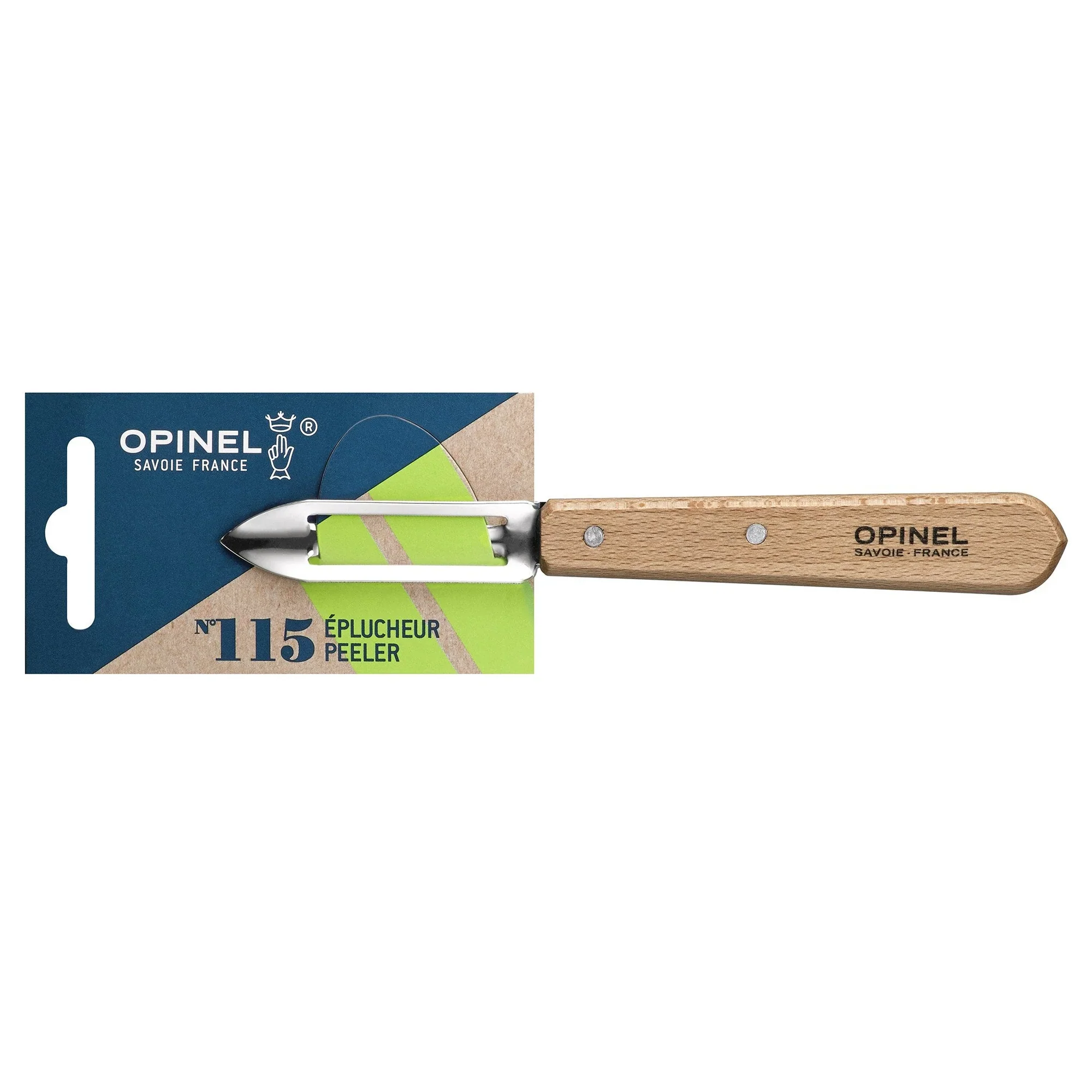 Opinel Essential Peeler | Beechwood
