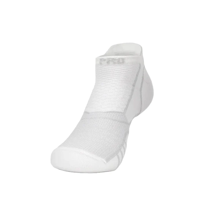 Experia PROLITE Ultra-Light Cushion No-Show Tab Rocket Grip Socks | White