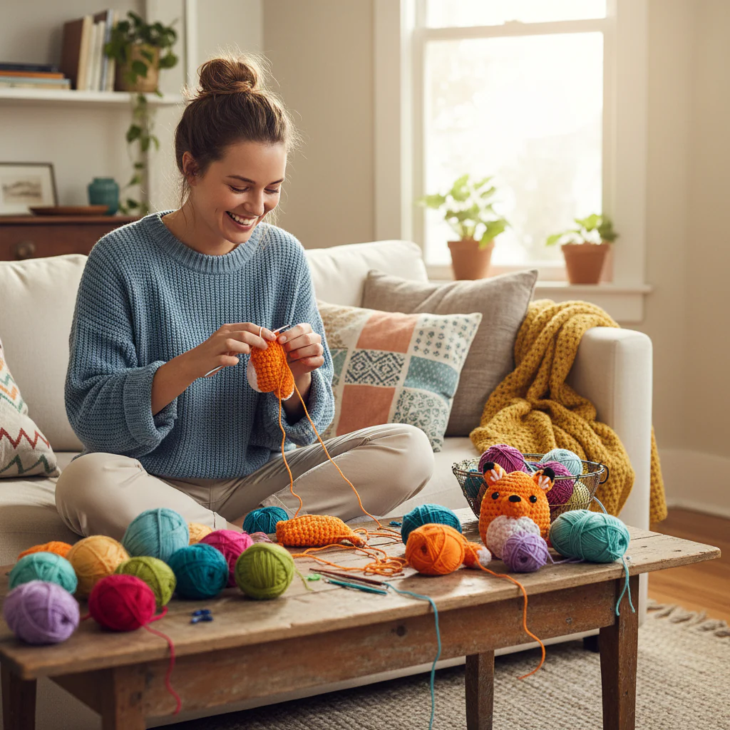 Felix The Fox Crocheting Kit - Image 7