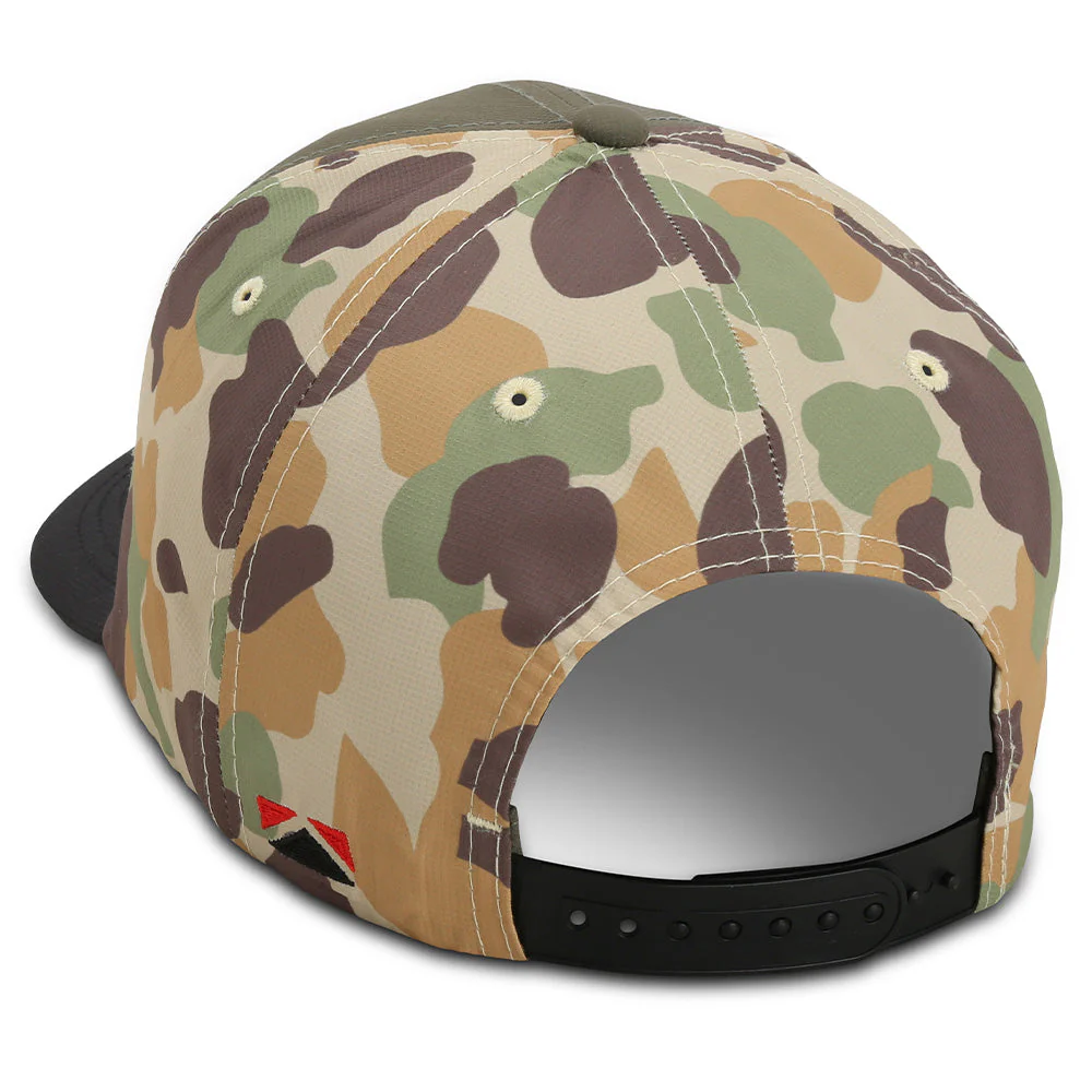 Fighting Deer Rut Cap 6-Panel Riverside Wax Cloth Visor - Image 3