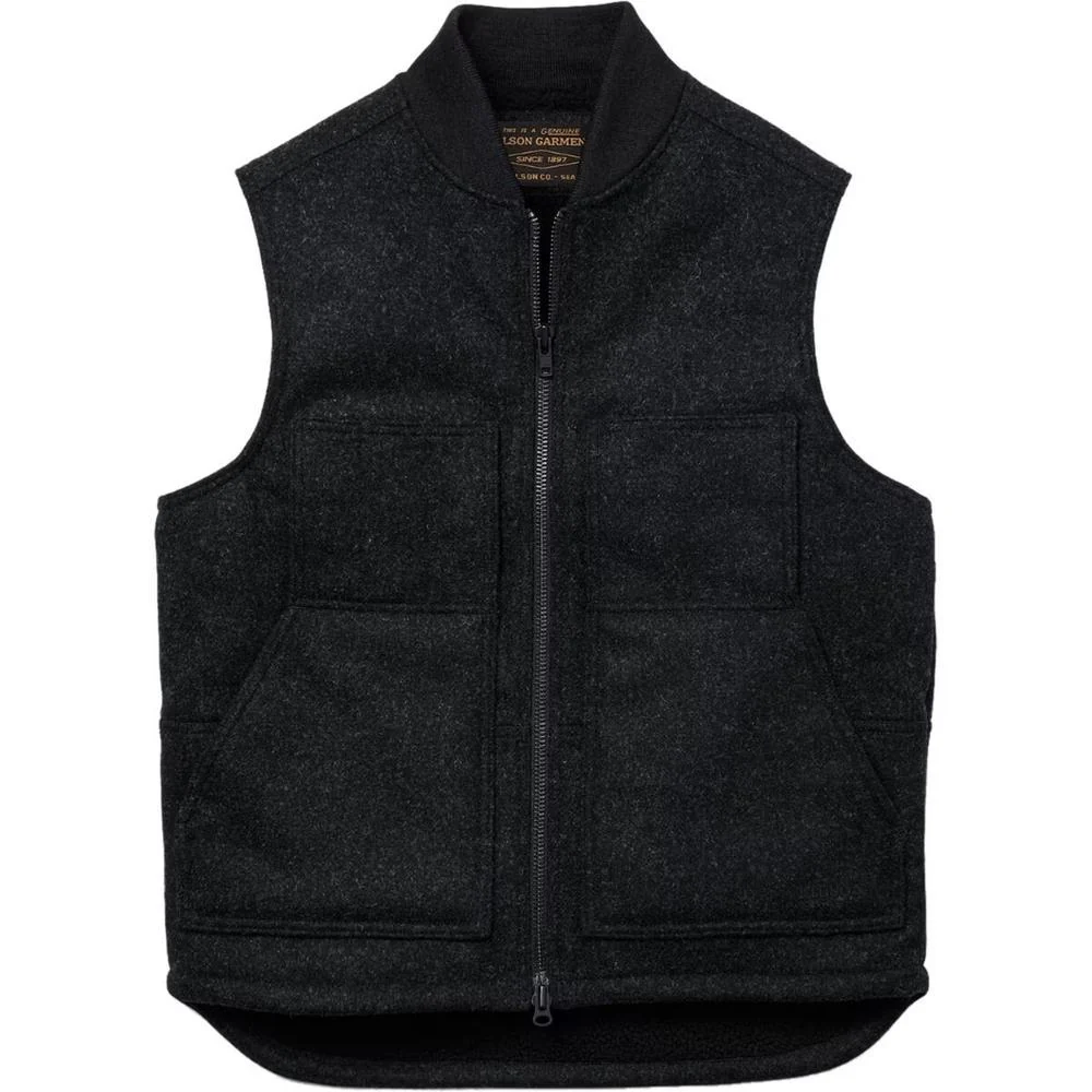 Filson Mens Lined Mackinaw Wool Work Vest - Image 2