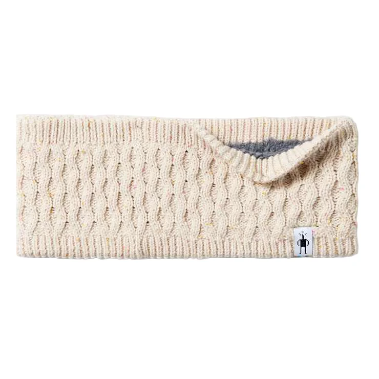 Fleece Lined Headband | Almond Donegal