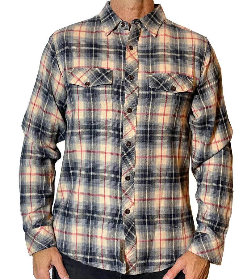 Flyshacker Mens Original Flannel Shirt - Image 4