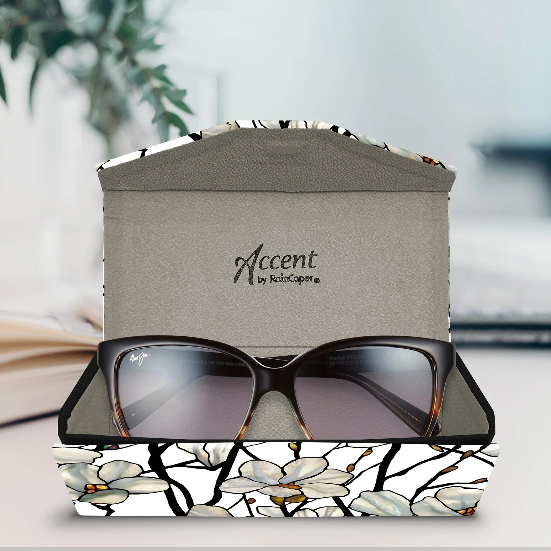 Folding Glasses Case with Microfiber Cloth - Image 4