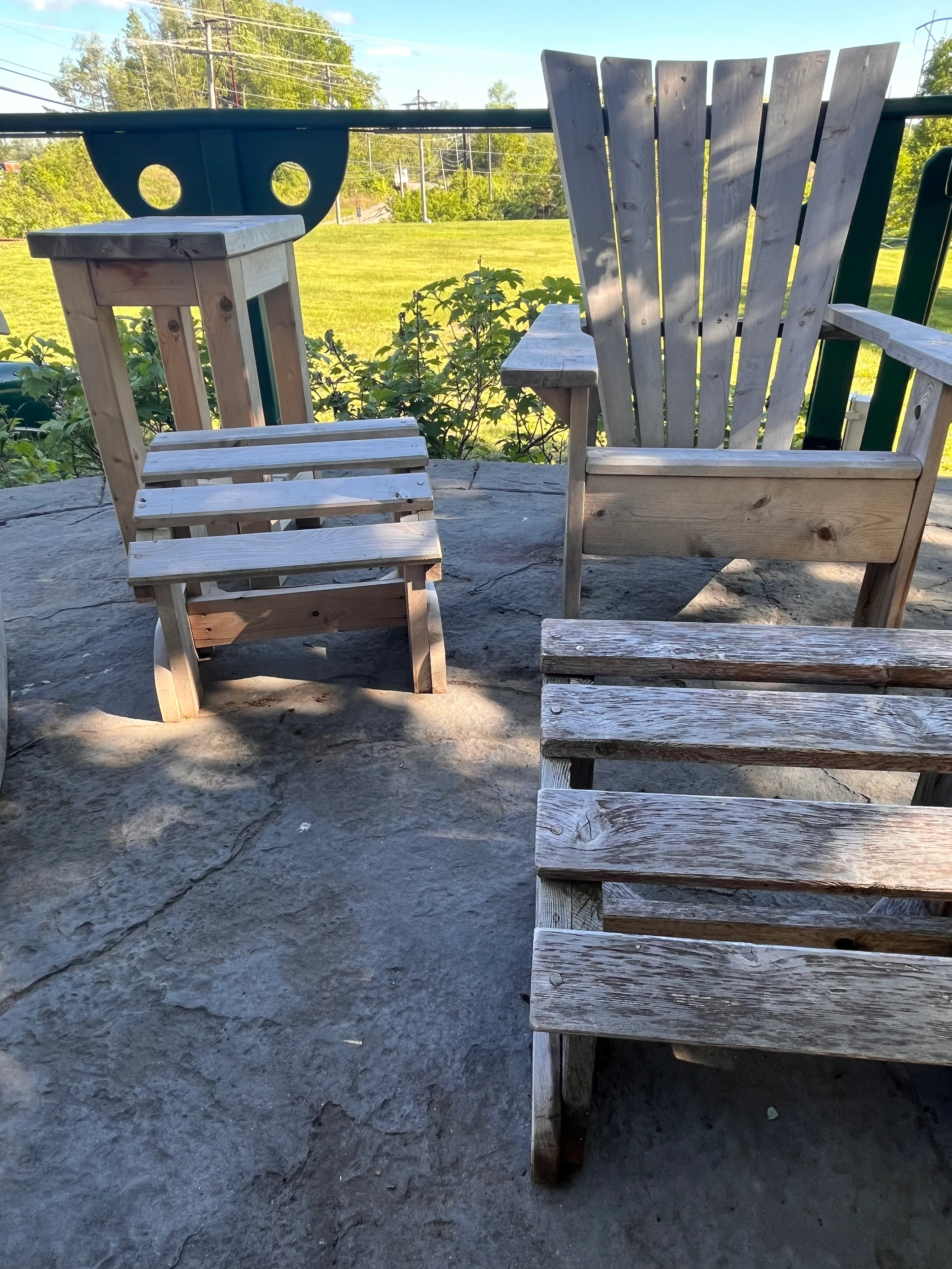 White Cedar Foot Rest - Image 2