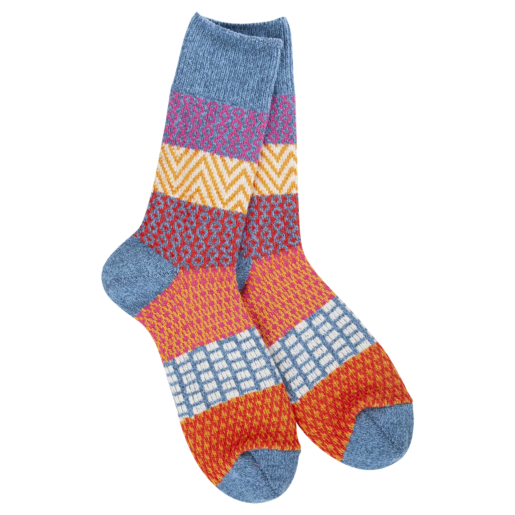Gallery Crew Socks | Denim