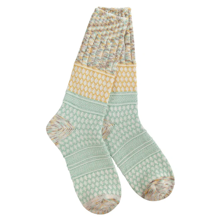 Gallery Textured Crew Socks | Frosty Multi
