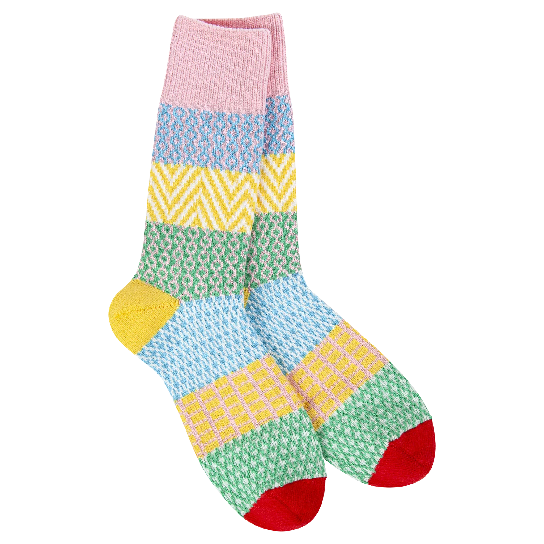 Gallery Textured Crew Socks | Wonderland