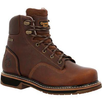 Men's Amp LT Edge Soft Toe Waterproof Work Boot | Brown - Image 2