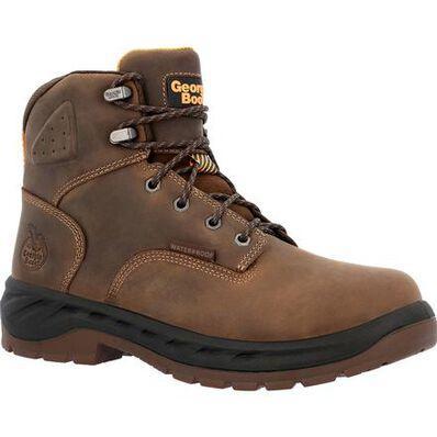 Men's OT Waterproof Work Boots | Brown - Image 2