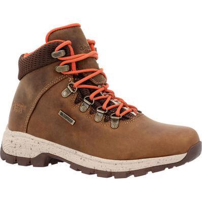 Women's Eagle Trail Waterproof Hiker Work Boots | Brown - Image 2