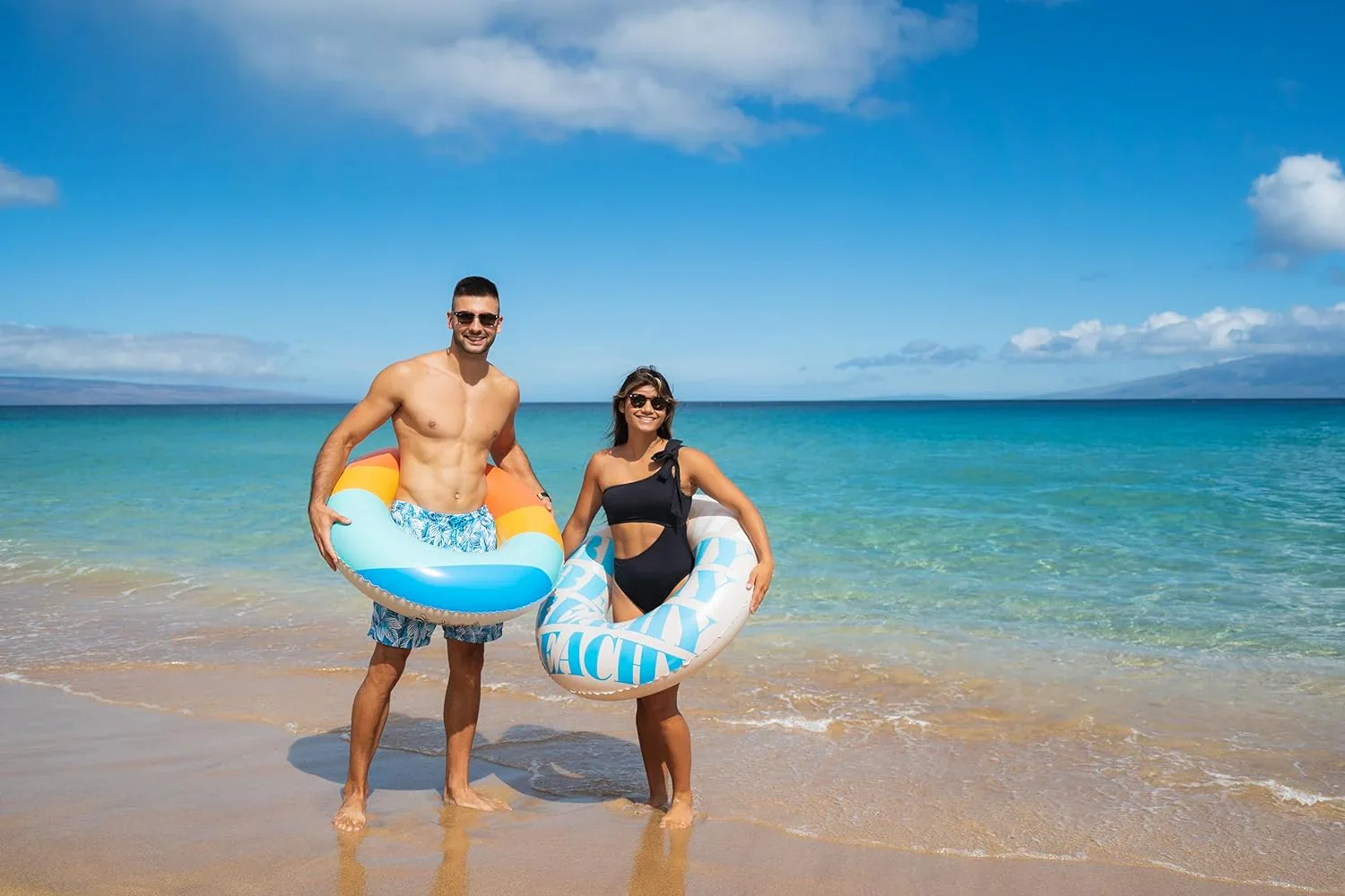 Good Vibes Inflatable 36" Pool Tube - Image 2