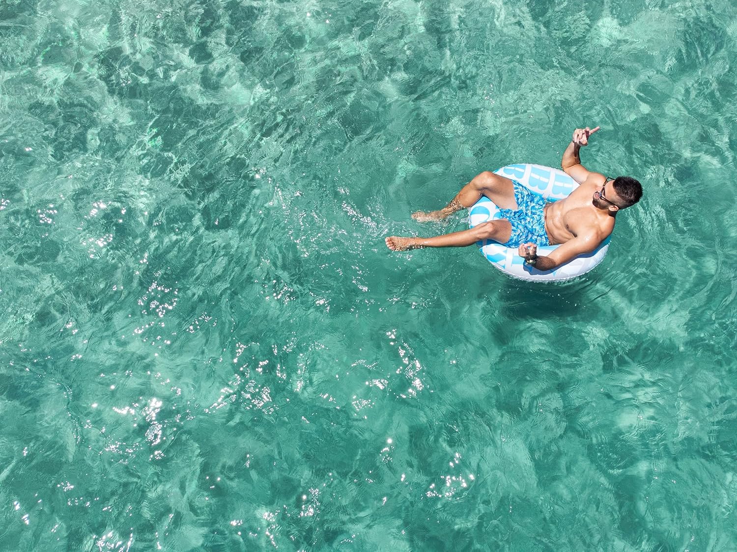 Good Vibes Inflatable 36" Pool Tube - Image 5