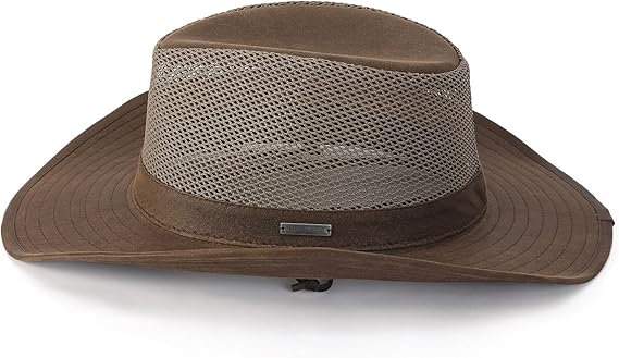 Hayes Cowboy Mesh Brimmed Hat | Chocolate - Image 3
