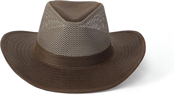 Hayes Cowboy Mesh Brimmed Hat | Chocolate - Image 4