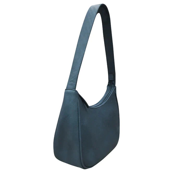 Hobo Shoulder Bag | Jean Blue - Image 2