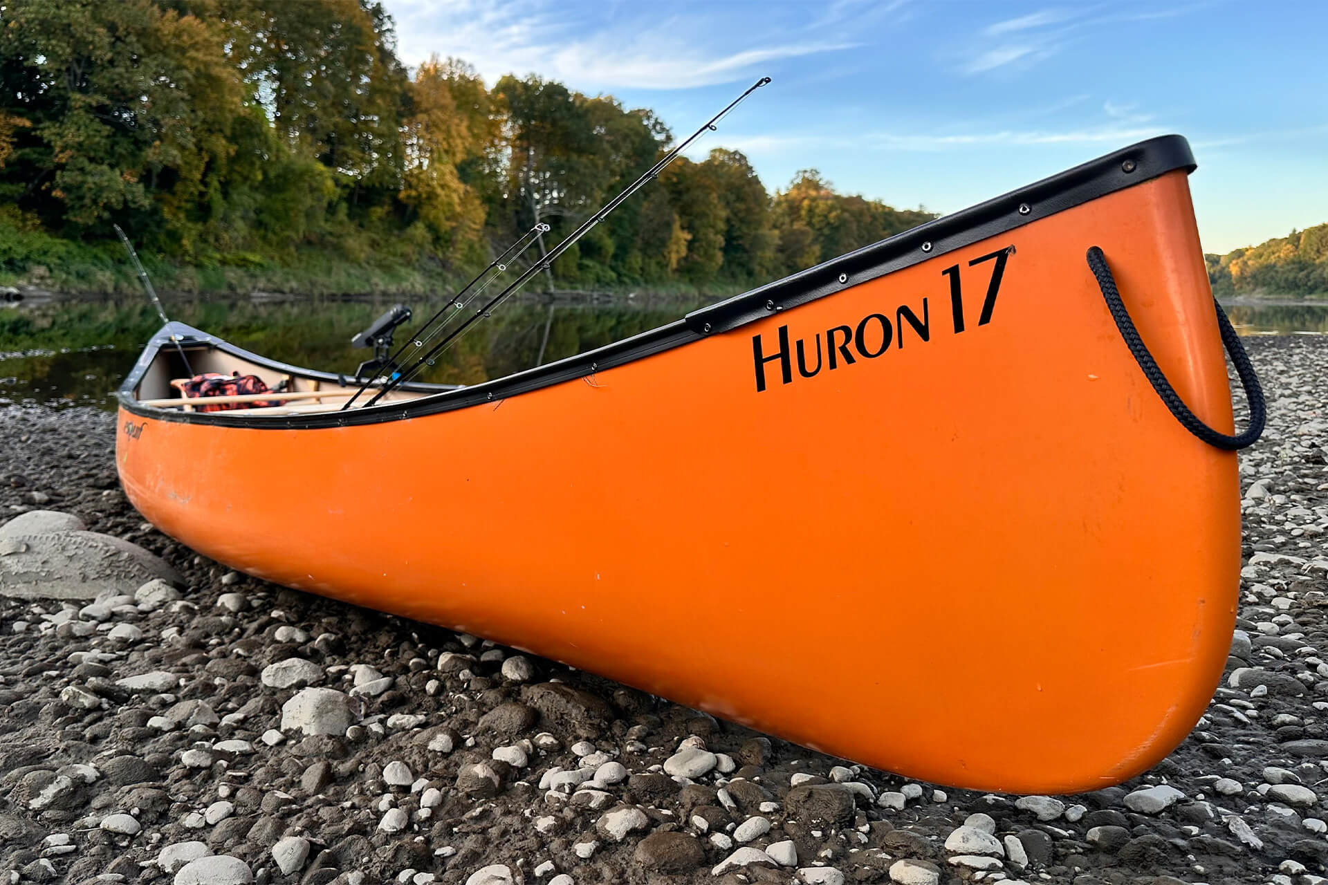Esquif Huron 17' Canoe | Green - Image 5