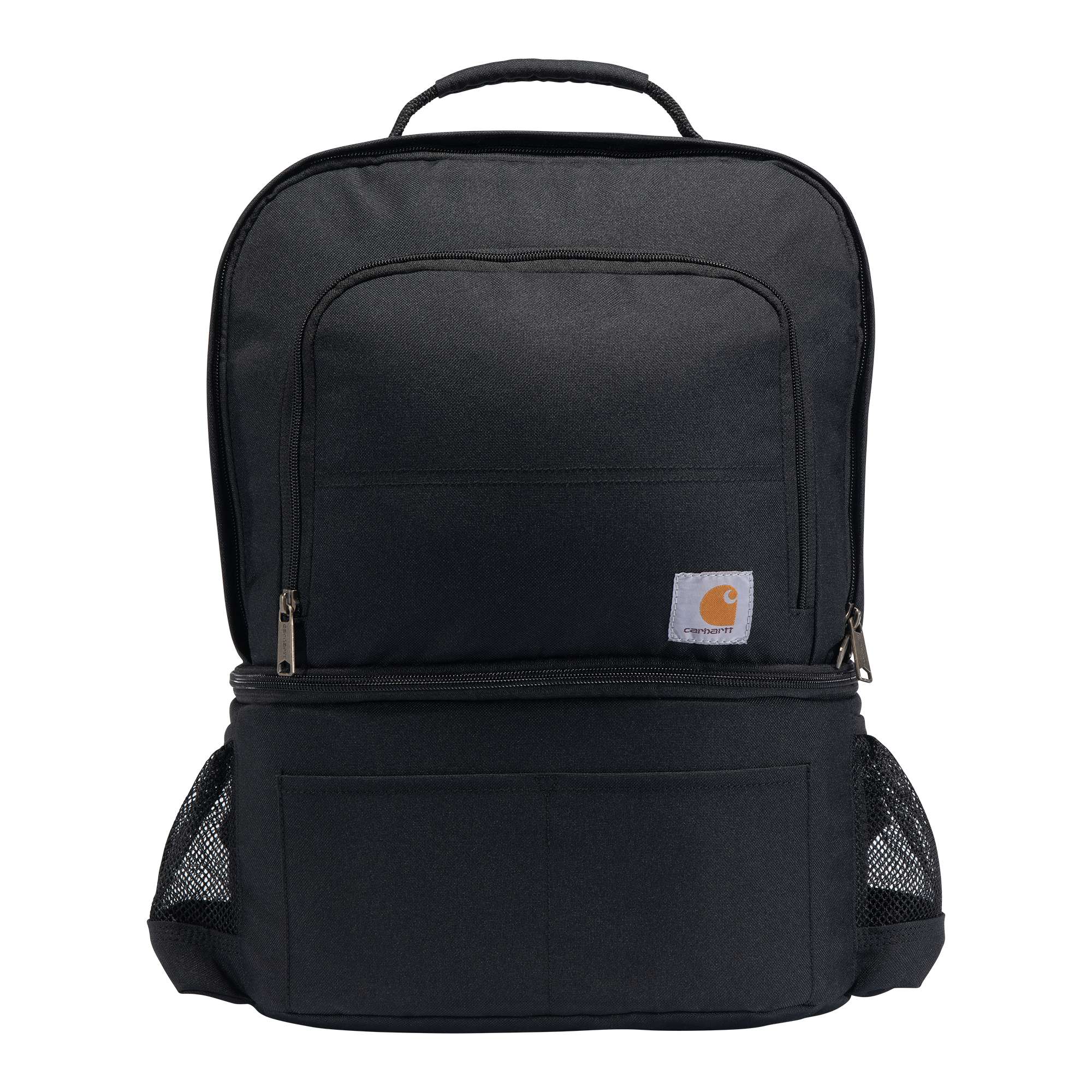 Insulated 24 Can Two Compartment Cooler Backpack | Black
