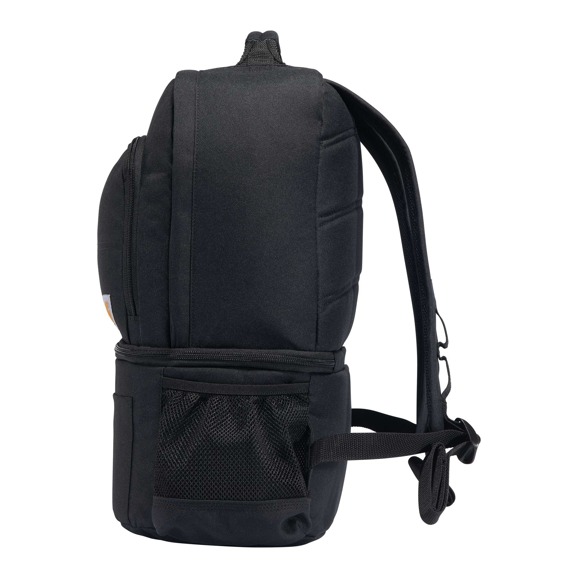 Insulated 24 Can Two Compartment Cooler Backpack | Black - Image 3