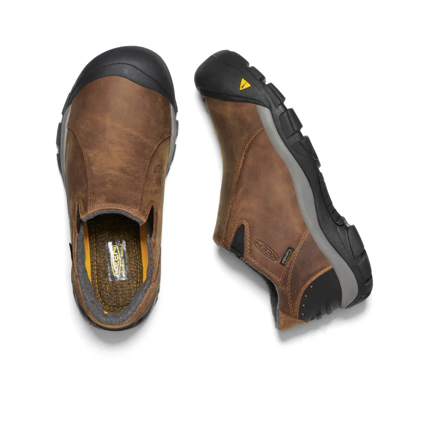 Men's Brixen Waterproof Low | Slate Black/Madder Brown - Image 3