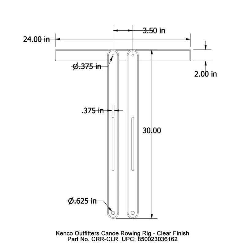 Kenco Outfitters Canoe Rowing Rig - Image 4