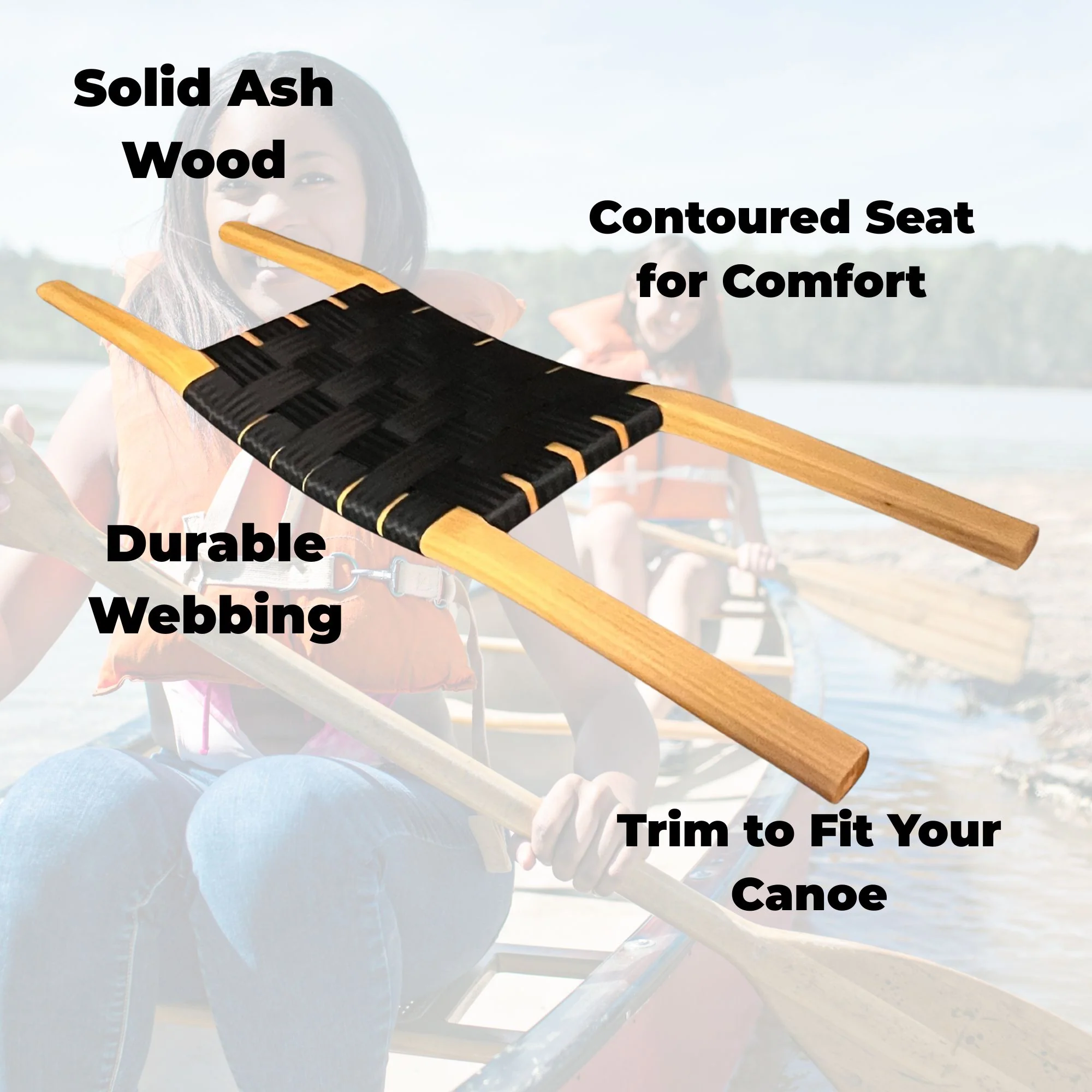 Kenco Outfitters Contoured Web Canoe Seat - Image 2