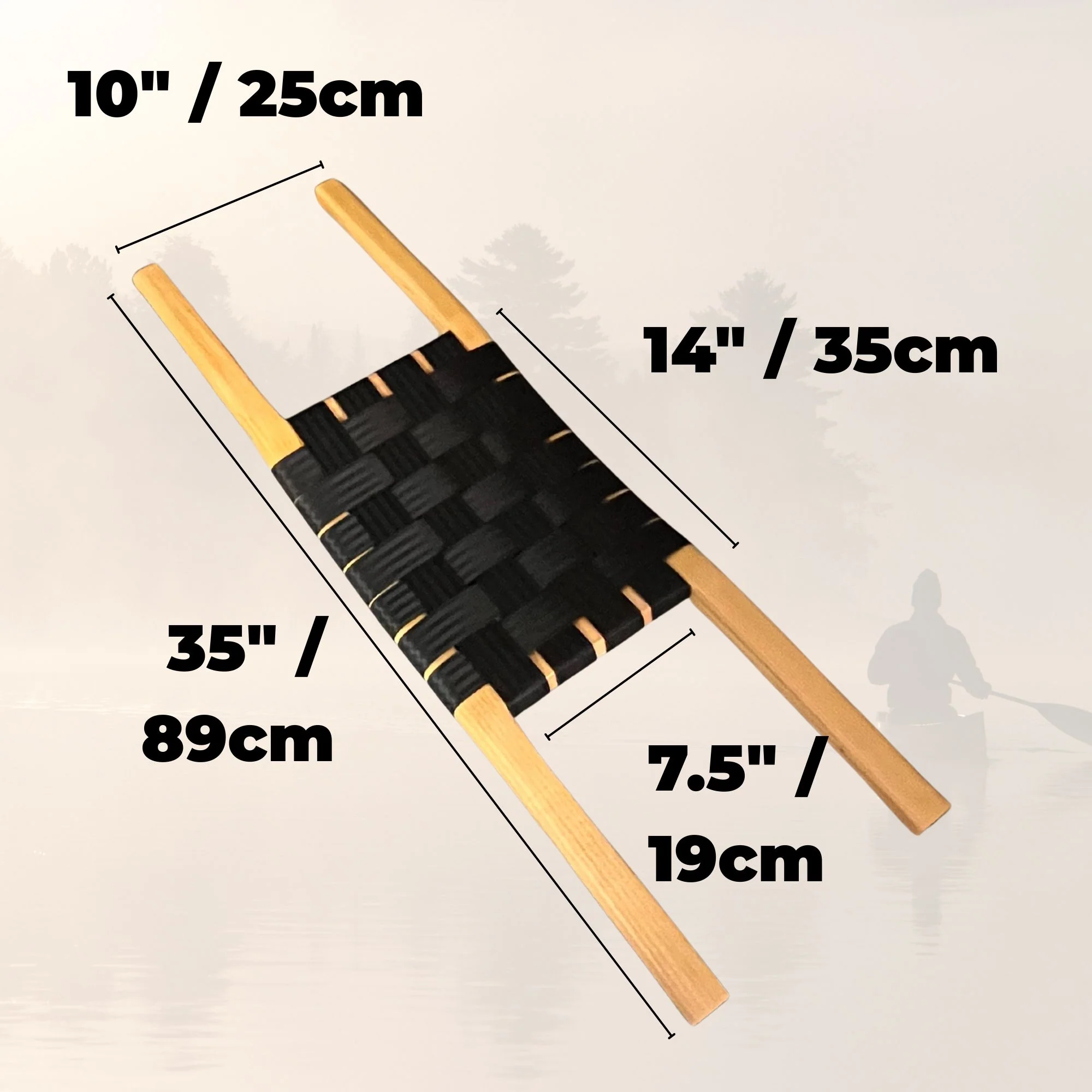 Kenco Outfitters Contoured Web Canoe Seat - Image 3