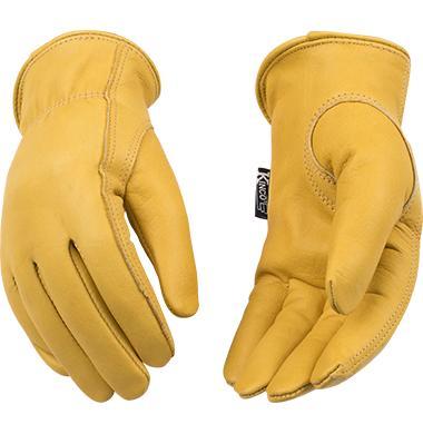 Women's Lined Cowhide Glove | Brown - Image 2