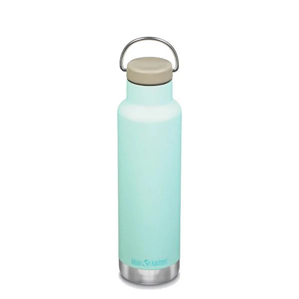 Klean Kanteen Insulated Classic 20oz Bottle with Loop Cap Blue Tint - Image 2