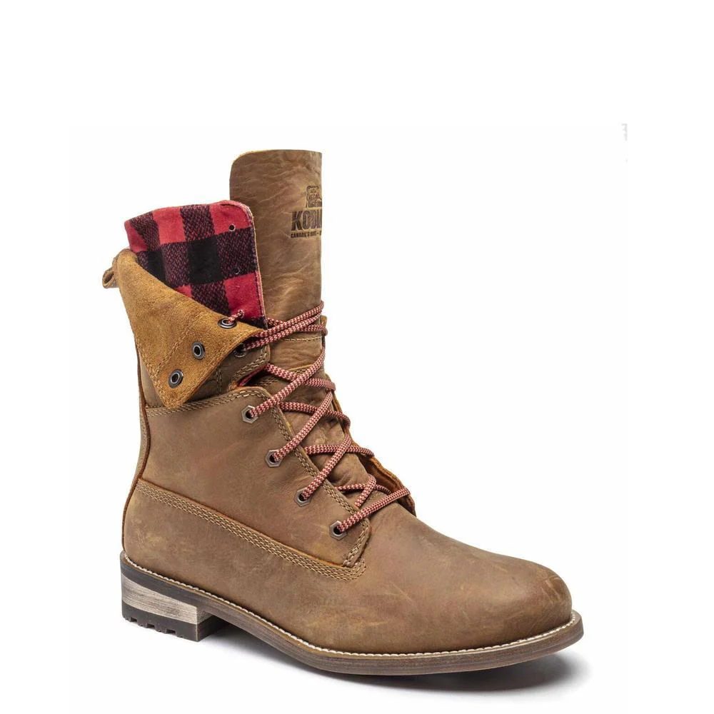 Women's Cloverdale Plaid Waterproof Boot | Wheat Muddy River - Image 2