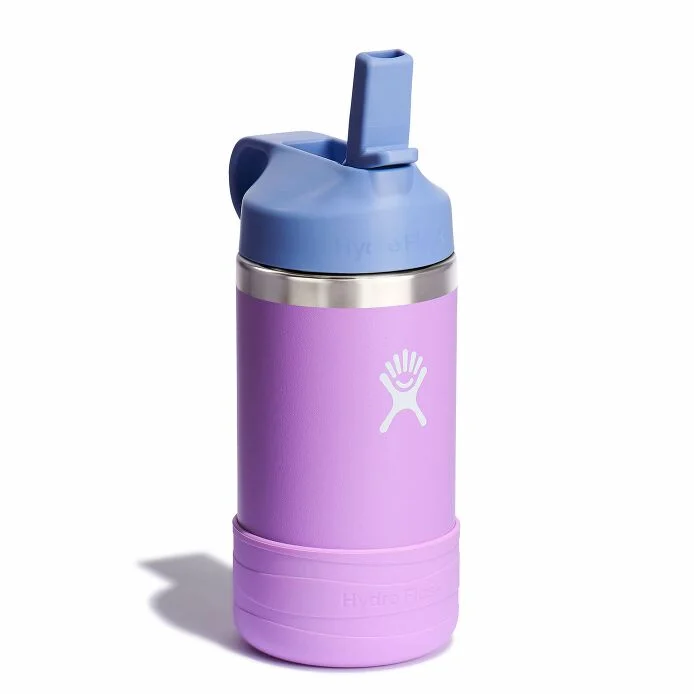 Kid's 12oz Wide Mouth Straw Cap | Anemone