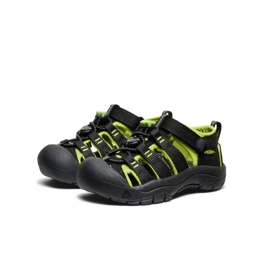 Kids' Newport H2 | Black/Lime Green - Image 2