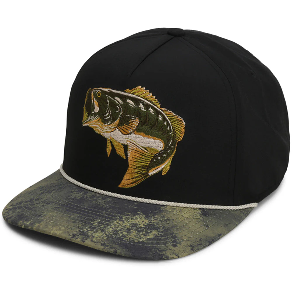 Largemouth Bass 5-Panel Trucker Rope Cap - Image 2