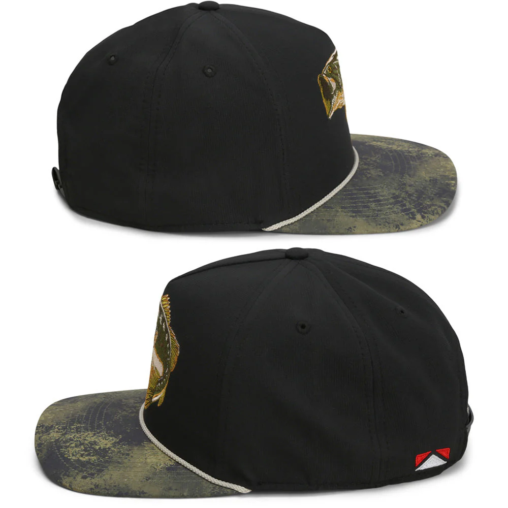 Largemouth Bass 5-Panel Trucker Rope Cap - Image 4