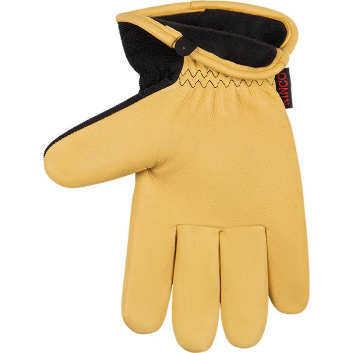KincoPro™ Lined Premium Grain Deerskin & Synthetic Hybrid Gloves - Image 3
