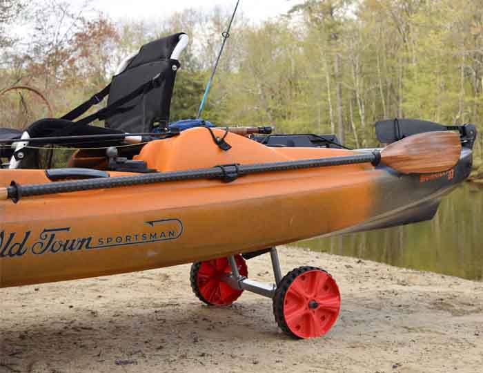 Malone Auto Racks XPress TRX Scupper Style Kayak Cart with Never Flat Tires - Image 5