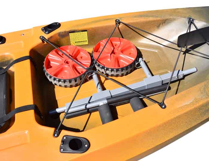 Malone Auto Racks XPress TRX Scupper Style Kayak Cart with Never Flat Tires - Image 7