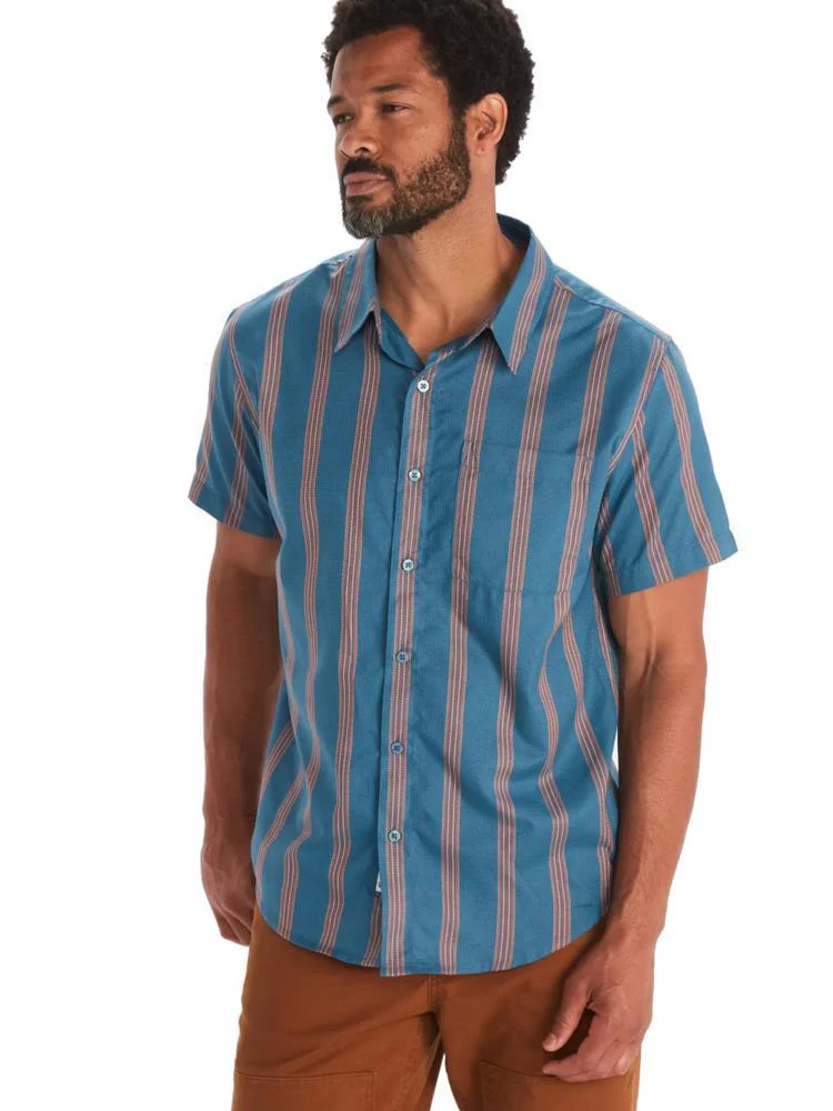Marmot Mens Aerobora Novelty Short Sleeve Shirt