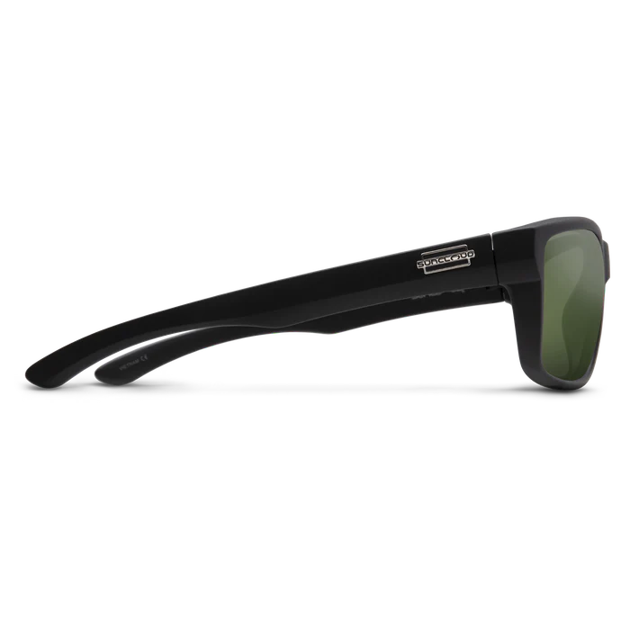 Mayor Sunglasses | Matte Black with Polarized Gray Green Lenses - Image 3