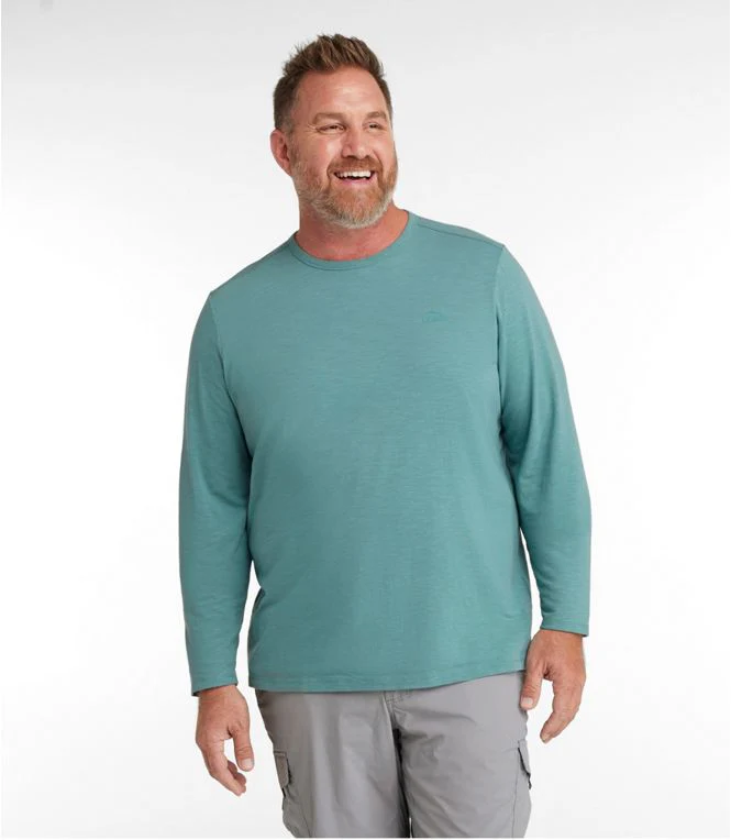 Men's Insect Shield Field Tee Long Sleeve | Mineral Blue - Image 4