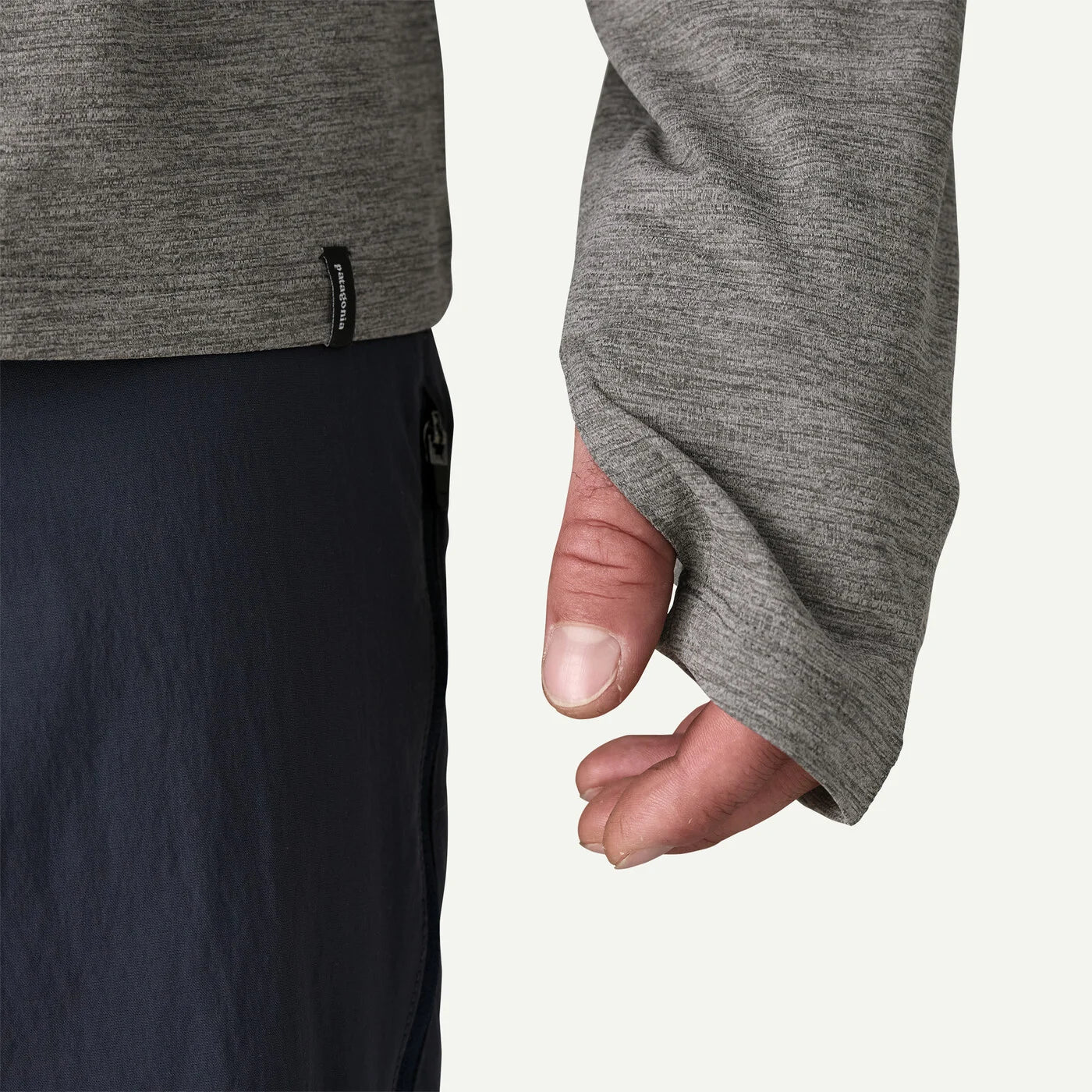 Men's Cap Cool Sun Hoody | Forge Grey Noble Grey X-Dye - Image 6