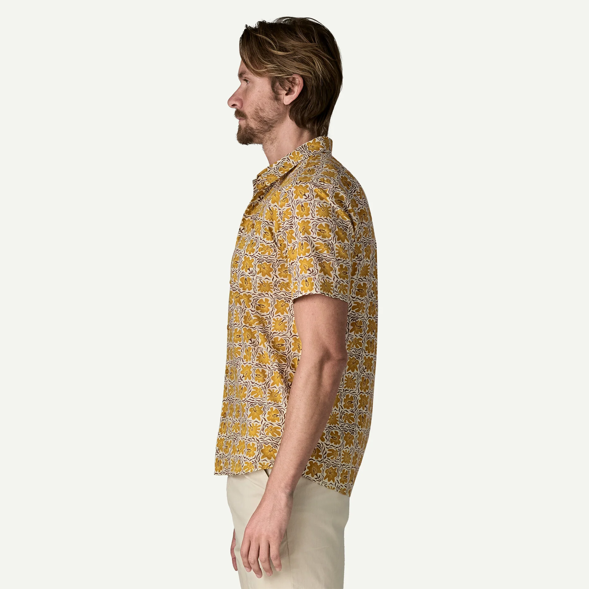 Men's Go-To Shirt | Future Flowers: Natural - Image 4