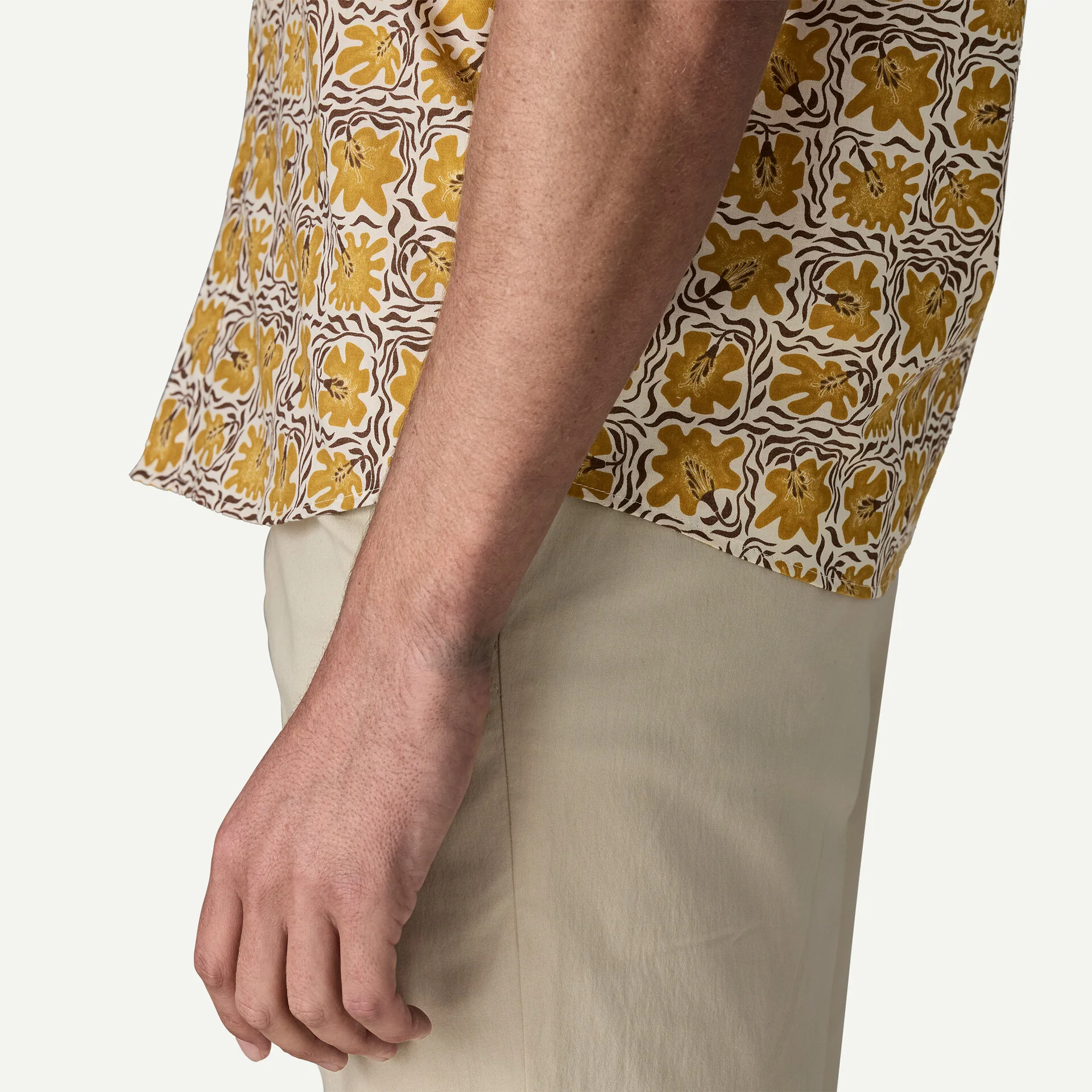 Men's Go-To Shirt | Future Flowers: Natural - Image 6