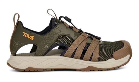 Men's Hydratrek Closed Toe Water Sandal | Dark Olive/Breen