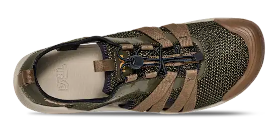 Men's Hydratrek Closed Toe Water Sandal | Dark Olive/Breen - Image 5